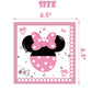 Pink 1st Birthday Party Supplies Tableware Pink Cartoon One Paper Plates Napkins Table Cloth Dinnerware for Girls 1st Birthday Baby Shower Party