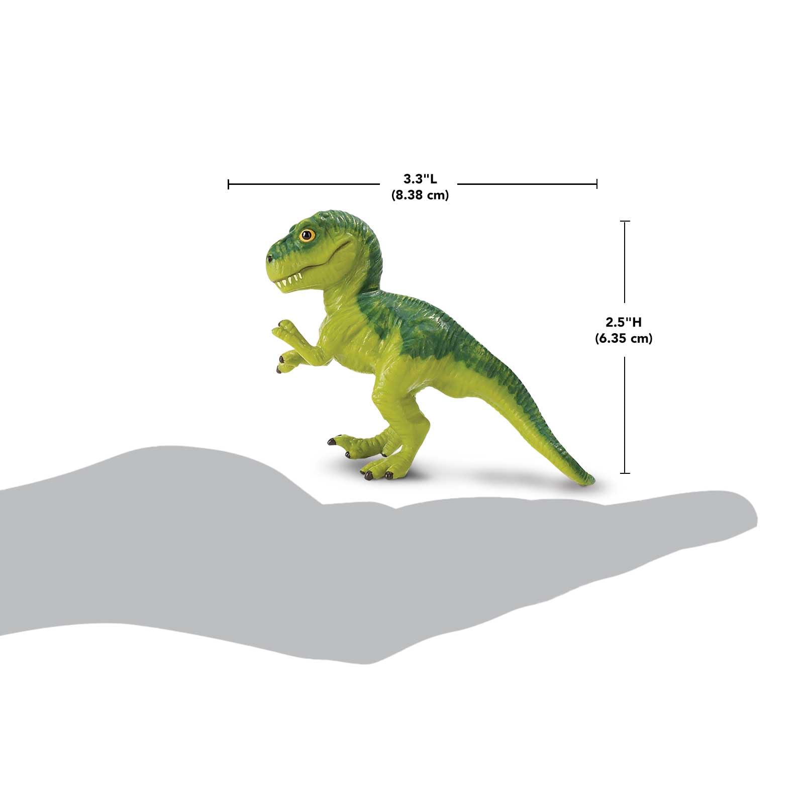 Safari Ltd. Dino Dana Baby T-Rex AR Figurine - Detailed 3.25" Plastic Model Figure - Fun Educational Augmented Reality Play Toy for Boys, Girls & Kids