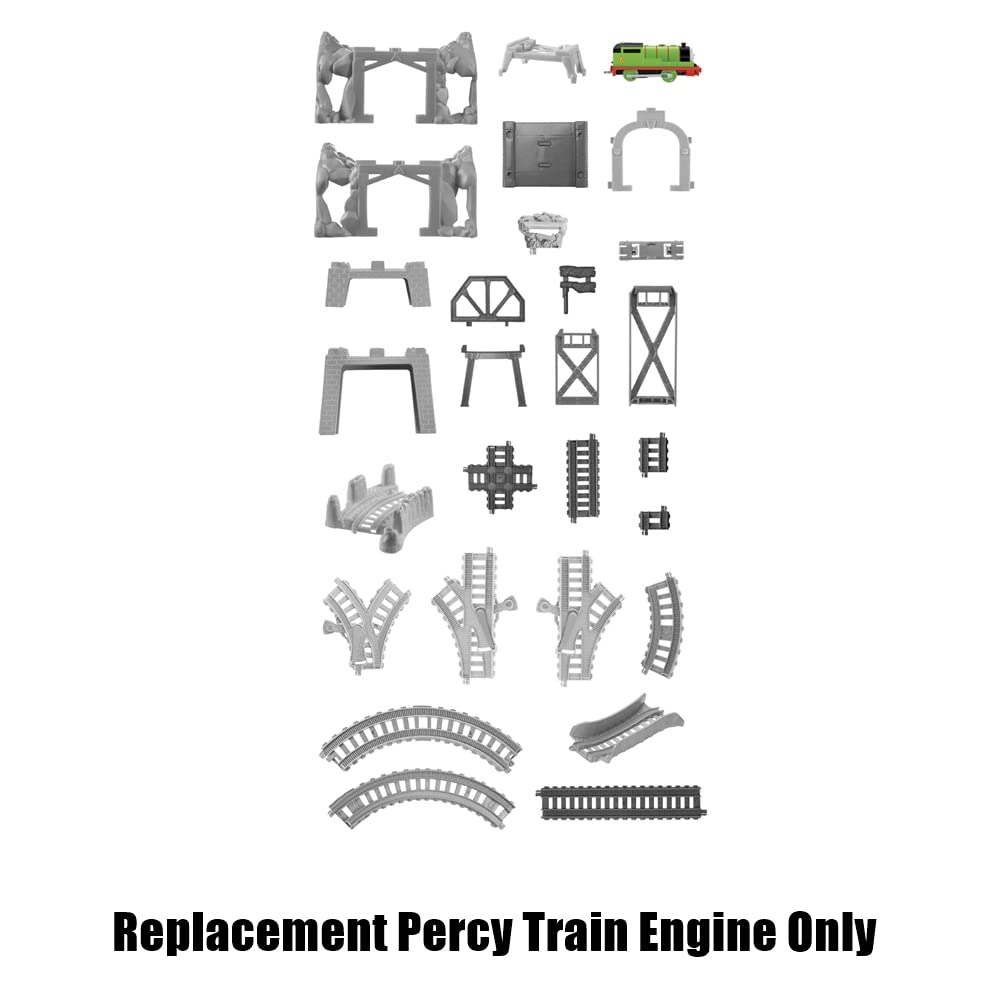 Replacement Parts for Thomas The Train Playset - GBN45 ~ Thomas & Friends Trackmaster Percy 6-in-1 Set ~ Replacement Motorized Percy Train Engine