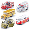KIDAMI Die-cast Metal Toy Cars Set of 5, Openable Doors, Pull Back Cars Ambulance, Gift Pack for Kids (Official Car ?)