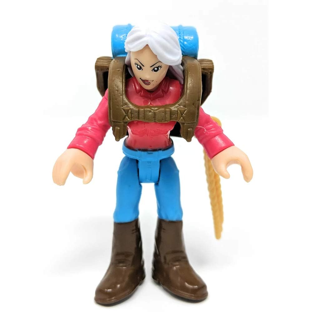 Mattel Imaginext Collectible Figures Playset ~ Series 12 - CDX97 ~ Unopened, Identified Blind Bag ~ Camping Hiker Girl Figure with Backpack Bag