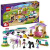 LEGO Friends Horse Training and Trailer Building Set 41441 with Stables, Car, Horse Toy, and Foal Figure, Great Gift Idea for Girls and Boys 4 Plus