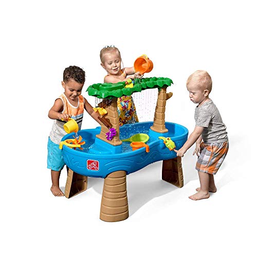 Step2 Tropical Rainforest Water Table for Kids, Toddler Outdoor Sensory Play Table, 13 Accessories, Ages 18 Months+