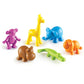 Learning Resources Wild About Animals Jungle Counters - Toddler Counting Toys, Zoo and Safari Animal Figures, Color Sorting Math Manipulatives, Fine
