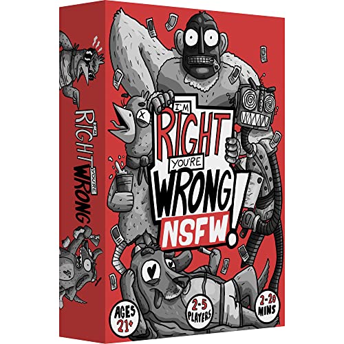 NSFW- A Light Strategy Card Game Where Players Battle for The Last Word (2-5 Players) - Ages 18 and up
