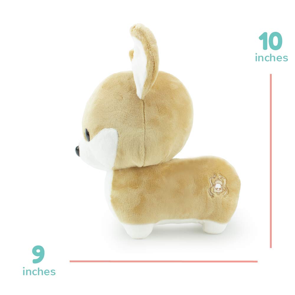 Bellzi Tan Corgi Cute Stuffed Animal Plush Toy - Adorable Soft Corgi Toy Plushies and Gifts - Perfect Present for Kids, Babies, Toddlers