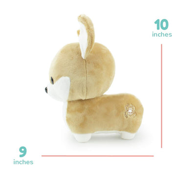 Bellzi Tan Corgi Cute Stuffed Animal Plush Toy - Adorable Soft Corgi Toy Plushies and Gifts - Perfect Present for Kids, Babies, Toddlers