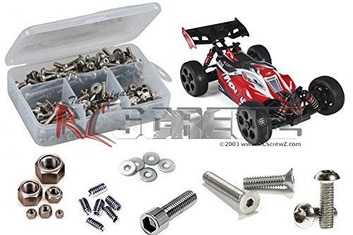 RCScrewZ Stainless Steel Screw Kit arrm008 compatible with Arrma RC Typhon 6s 1/8 BLX 4WD Brushless Buggy RTR (#AR106028 / #AR106046)