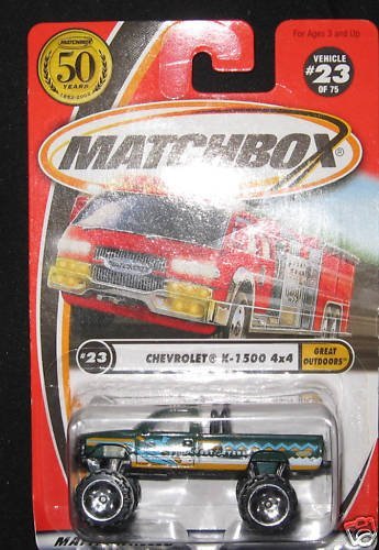 Matchbox Chevrolet K-1500 4x4 Truck Great Outdoors #23