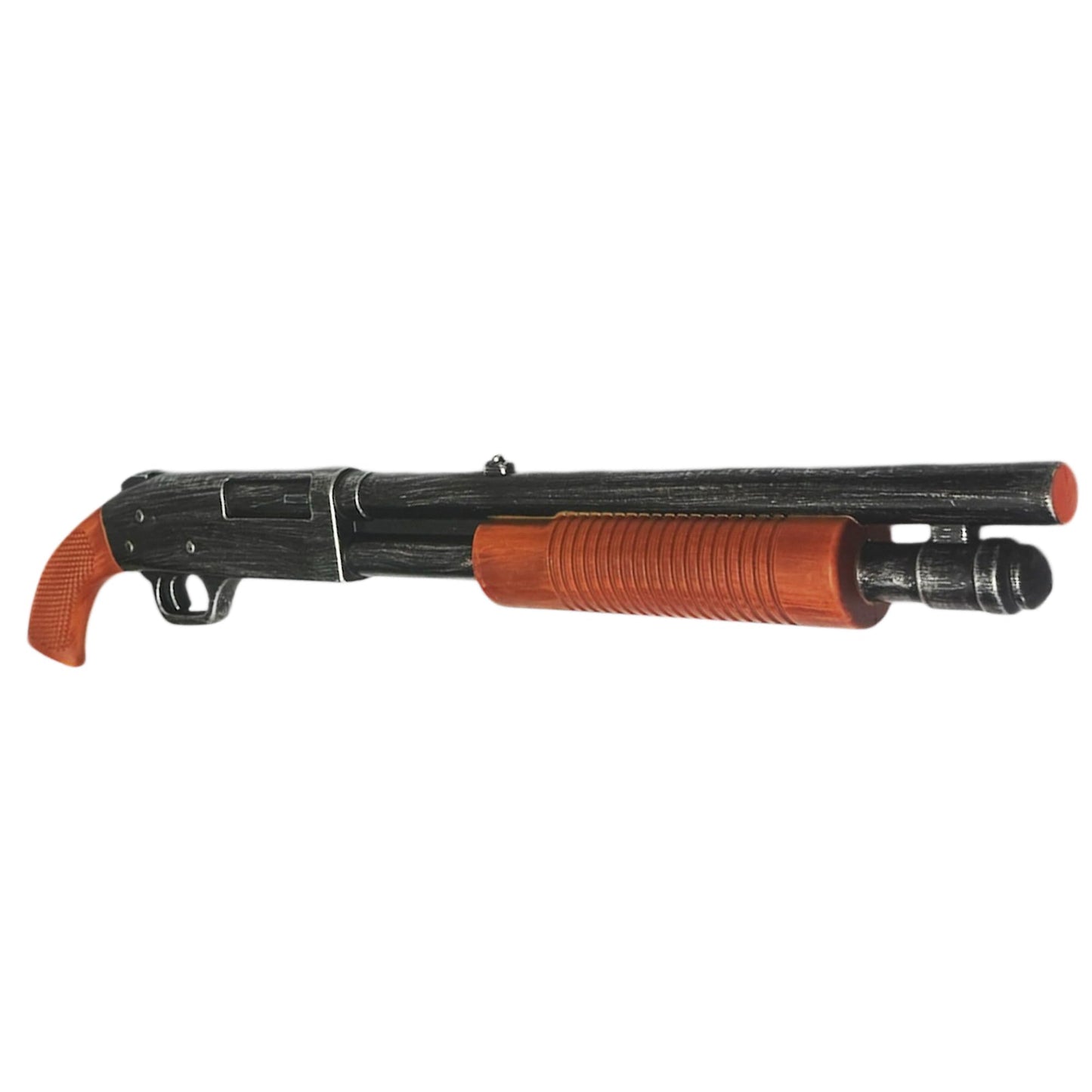 30” Foam Horror Movie Pump Shotgun with Brown Grip Replica | Collectible Cosplay Prop | Lightweight Safe Costume Accessory