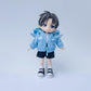XiDonDon Cute Animal Coat Doll Clothes for OB11,Molly, GSC,1/12 BJD Doll Accessories Toys Dolls Clothing (Blue)