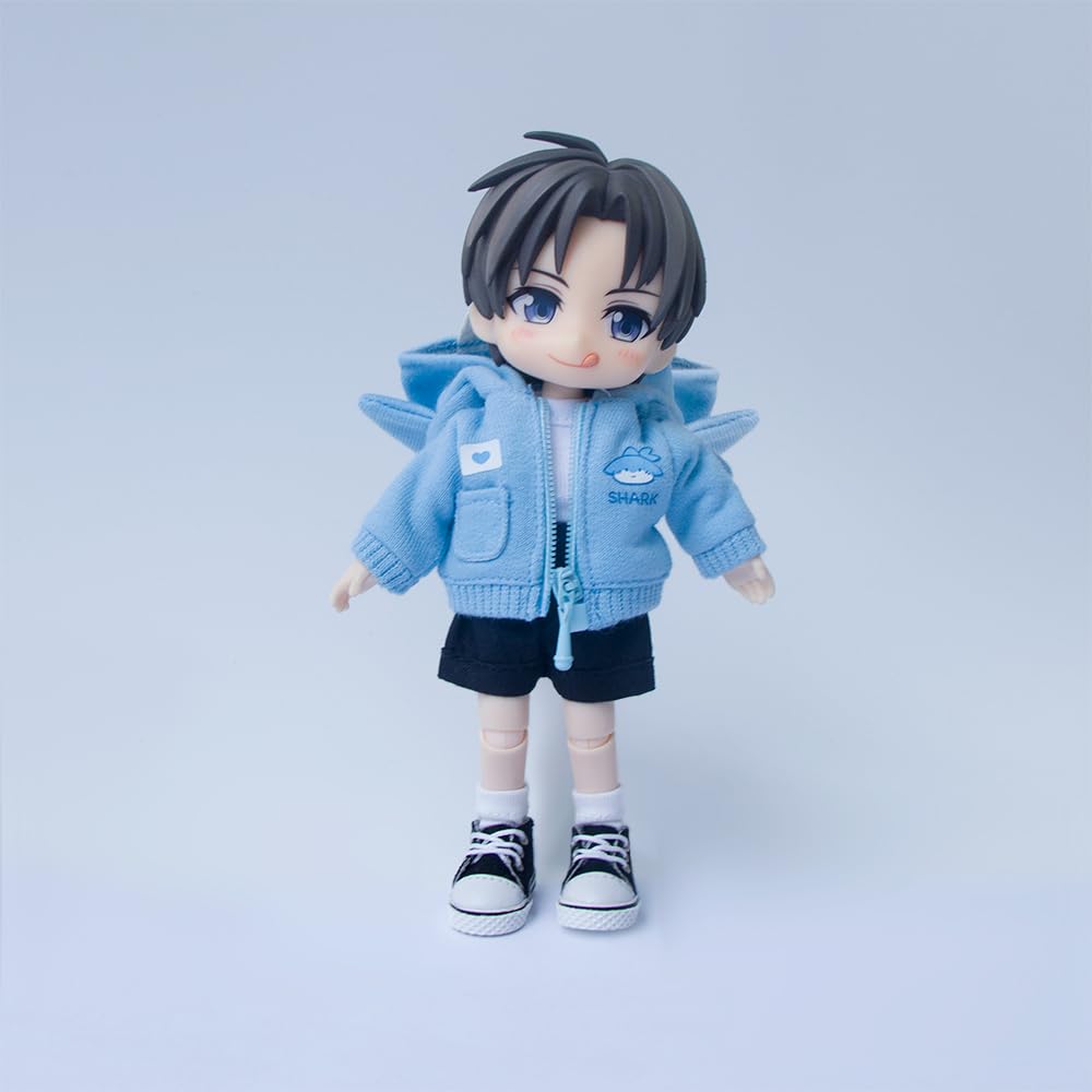XiDonDon Cute Animal Coat Doll Clothes for OB11,Molly, GSC,1/12 BJD Doll Accessories Toys Dolls Clothing (Blue)
