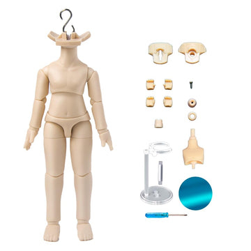 XiDonDon New 4.2 inch/4.6 inch Doll Body 1/12 YMY PVC Body for GSC,STO,1/12 BJD Doll Head Movable Spherical Joint Dolls Action Figure Toys (11.8cm