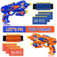 2 Pack Boys Toy Guns-Soft Foam Darts&Wrist Bands, Party Supply for Kid 3-9