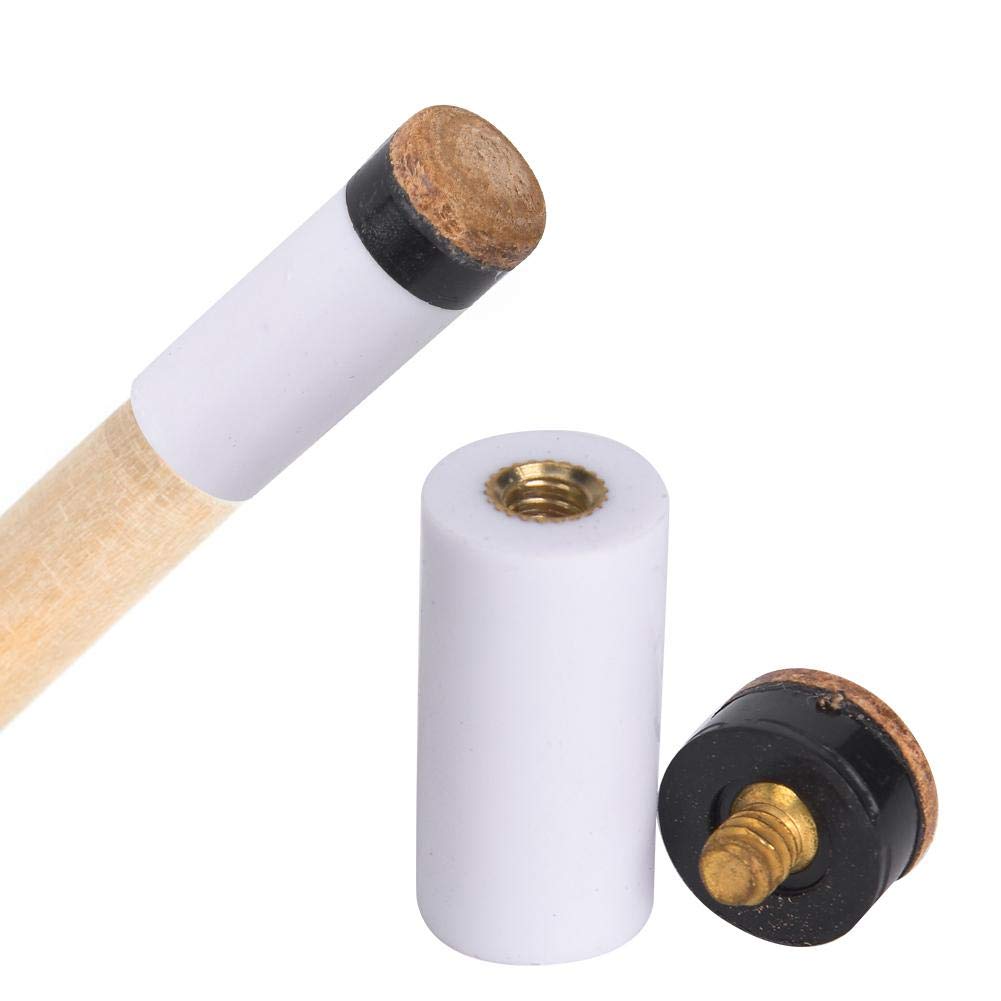 Alomejor 10pcs Cue Tips Pool Billiards Rod Stick Replacement Parts Repair Tool Supplies Accessories ?10mm/11mm/12mm/13mm?Optional Size?(12mm)