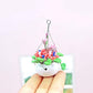 Dollhouse Decoration Plant Pots Miniature Green Potted Bonsai Models Decor,1:12 Miniature Plant