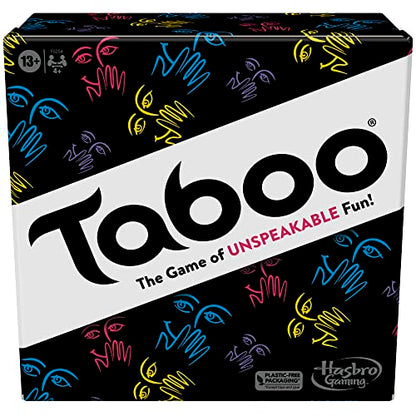 Hasbro Gaming Taboo Classic Game, Party Word Guessing Game for Adults and Teens, Board Game for 4+ Players Ages 13 and Up