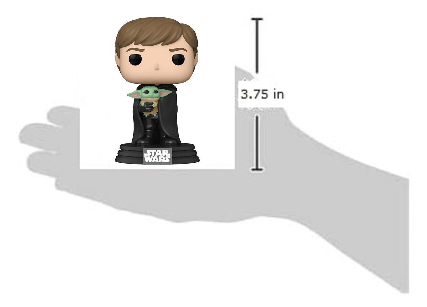 Funko Pop! Star Wars: The Mandalorian - Luke Skywalker with Grogu