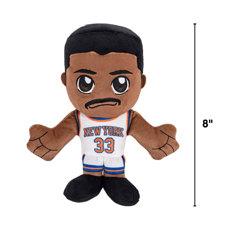 Bleacher Creatures New York Knicks Patrick Ewing 8" NBA Kuricha Sitting Plush - Soft Chibi Inspired NBA Legend