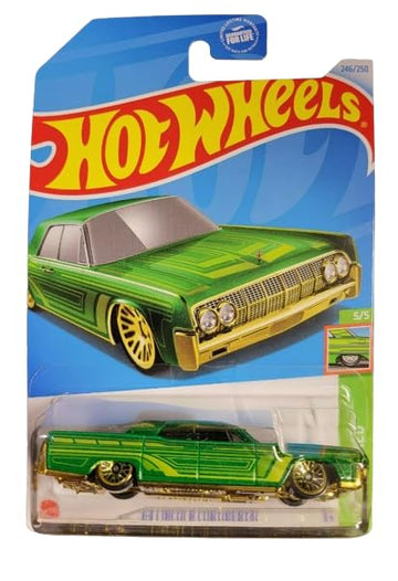 Hot Wheels '64 Lincoln Continental Green, HW Slammed, 5/5