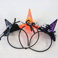YADIRF 5 Pcs Headband Hairband Mini Pointy Witch Hat Lovely Hair Hoop Bowknot Cosplay For Funny Halloween Cosplay Costume Hair Accessories