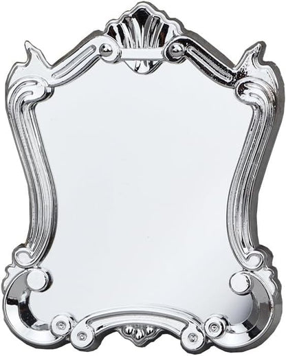 Miniature Wall Mirror, 1:12 Scale, Antique Accent Piece Design Mirrored Frame, Decorative Fashion Mirrors