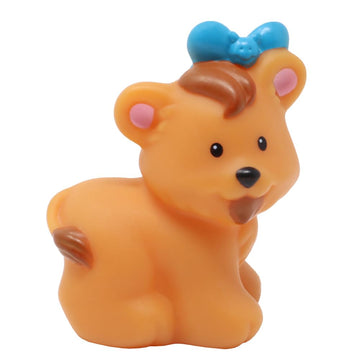 Fisher-Price Replacement Part for Collectible Little People Noah's Ark, Zoo or Safari Playset H9182 - Replacement Lion Cub Figure with Blue Butterfly