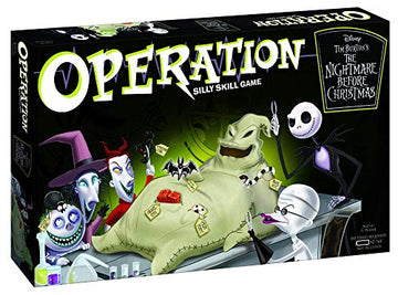 Operation: Disney The Nightmare Before Christmas Board Game | Collectible Operation Game | Featuring Oogie Boogie & Nightmare Before Christmas