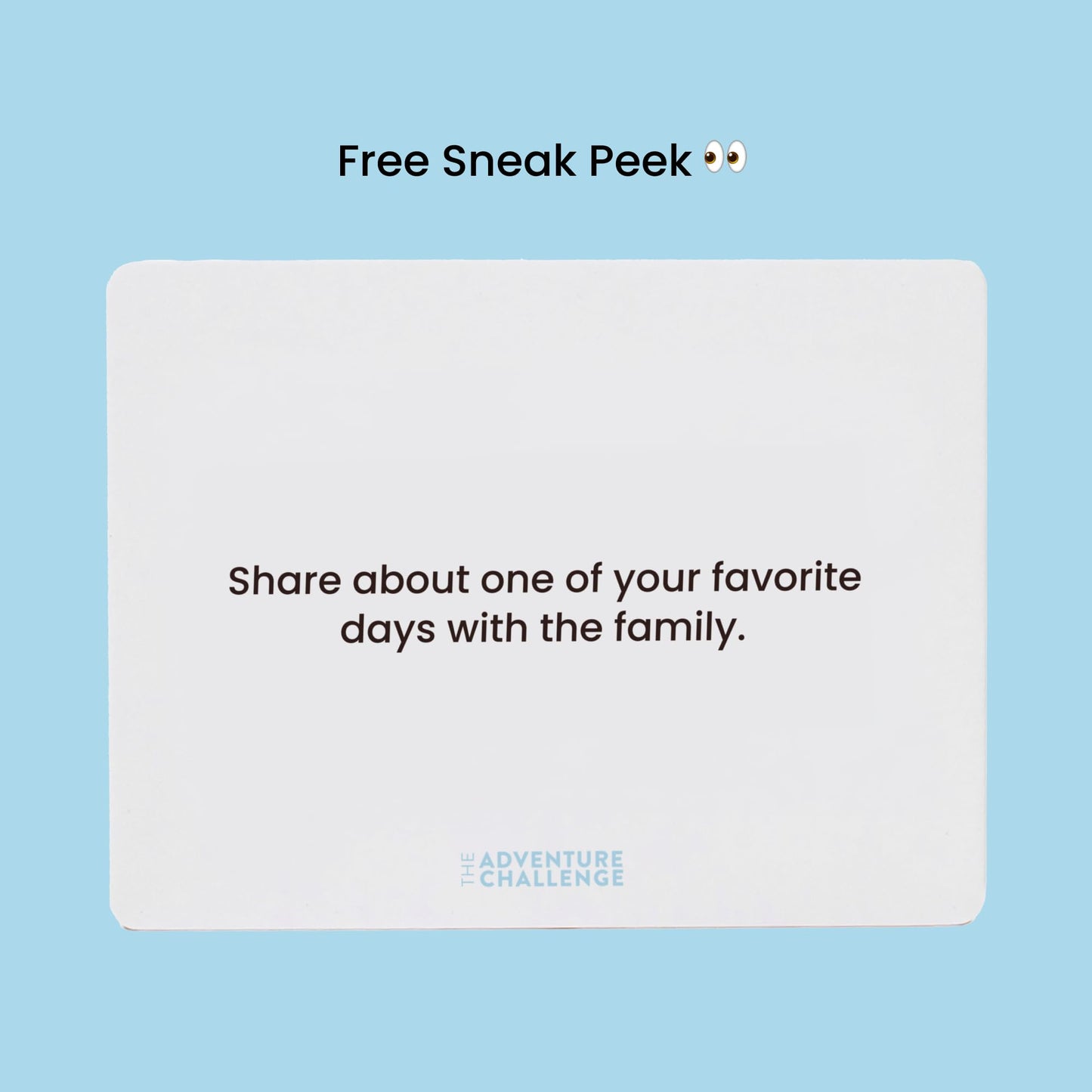 Family Connection Cards - 50 Conversation Starters for Kids and Adults - Interactive Family Bonding Game for Dinners, Road Trips, Vacations - Fun