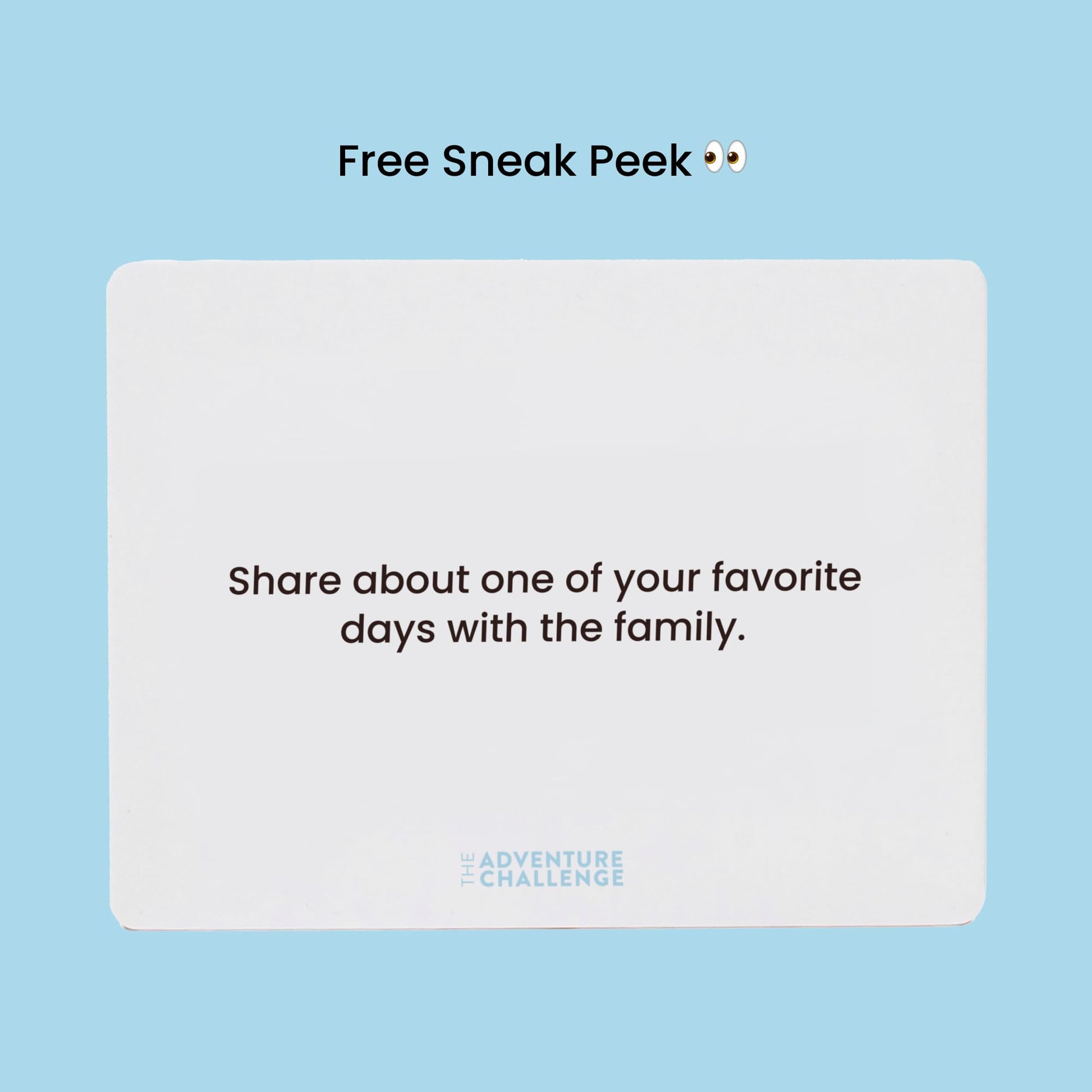 Family Connection Cards - 50 Conversation Starters for Kids and Adults - Interactive Family Bonding Game for Dinners, Road Trips, Vacations - Fun
