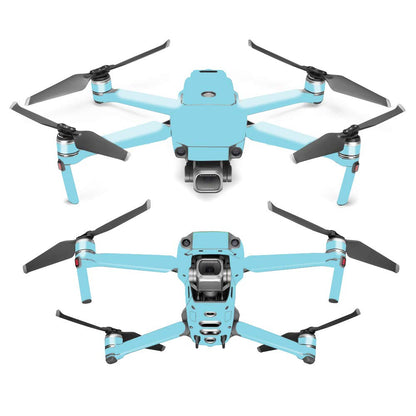MightySkins Skin Compatible with DJI Mavic 2 Pro or Zoom - Solid Baby Blue | Protective, Durable, and Unique Vinyl Decal wrap Cover | Easy to Apply