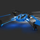Traxxas Alias: Quad Rotor Helicopter, Blue