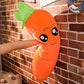 XIZHI 26" Carrot Hugging Pillow Kids Pillows Plush Cute Expression Stuffed Doll Toy (Cute)