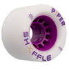 Piper Shuffle Indoor Quad Roller Skate Session Wheels (White/Purple)