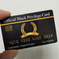 Aromabug Black Privilege Official Card 8 Pack, Raised Numbers on Front. Serial Number on Back Side. Collector Item.