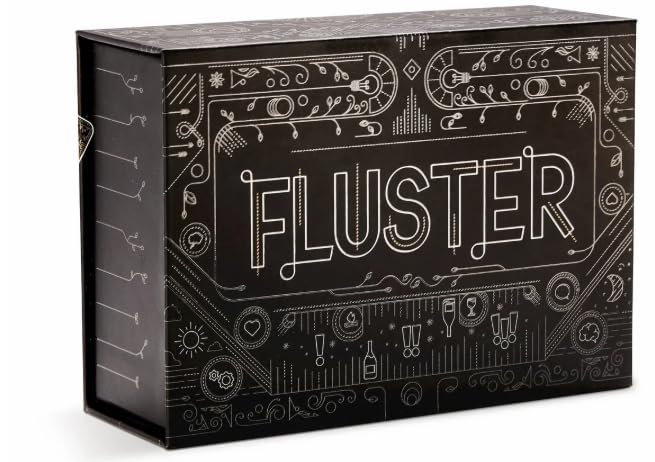 FLUSTER Creations | Ice Breakers and Deep Conversation Cards for Adults (120 Cards) | Conversation Starter Social Card Game | Ages 14+ | 2-6 Players
