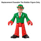 Fisher-Price Replacement Part Imaginext Playset Inspired by DC Superfriends Holiday Theme - HML59 ~ Replacement Poseable The Riddler Figure ~ Dressed