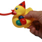 Rubber Ducks Family Party Rubber Duck, Waddlers Brand Toy Rubber Duck Squeaking and Tongue Blowing Party Celebration Fun, All Depts. Favor Gift New