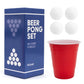 BayView Games Beer Pong Set - 24 Reusable Cups & 4 Durable Pong Balls | America’s #1 Party Game, Outdoor Events & Gifts for Friends & Family