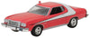 Collectibles 1976 Gran Torino Red with White Stripe Starsky and Hutch (1975-1979) TV Series Hollywood Series Release 18 1/64 Diecast Model Car by