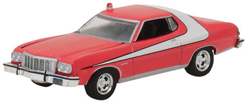 Collectibles 1976 Gran Torino Red with White Stripe Starsky and Hutch (1975-1979) TV Series Hollywood Series Release 18 1/64 Diecast Model Car by