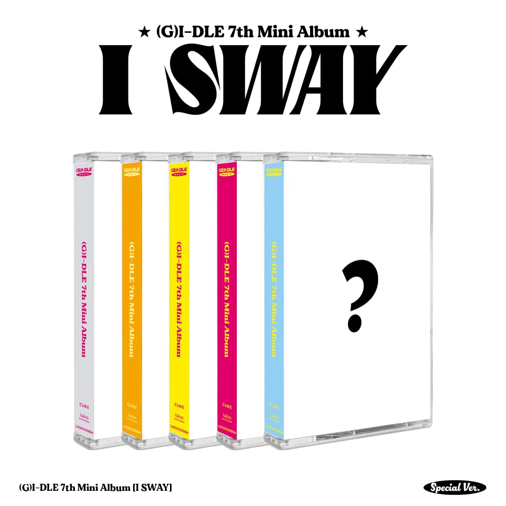 Genie Music (G) I-DLE - 7th Mini Album I Sway Special Cassette Tape version+Folded Poster (Random ver. (No Poster)), L200002994