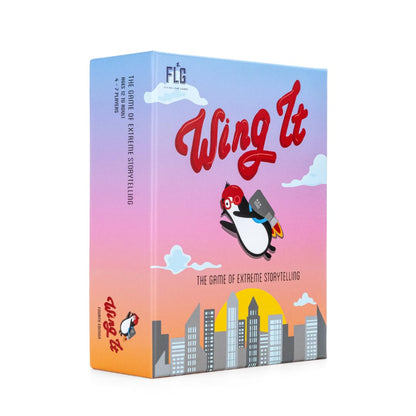 FLG FLYING LEAP GAMES Wing It: The Game of Extreme Storytelling - Card Game for Adults or Family Game Night