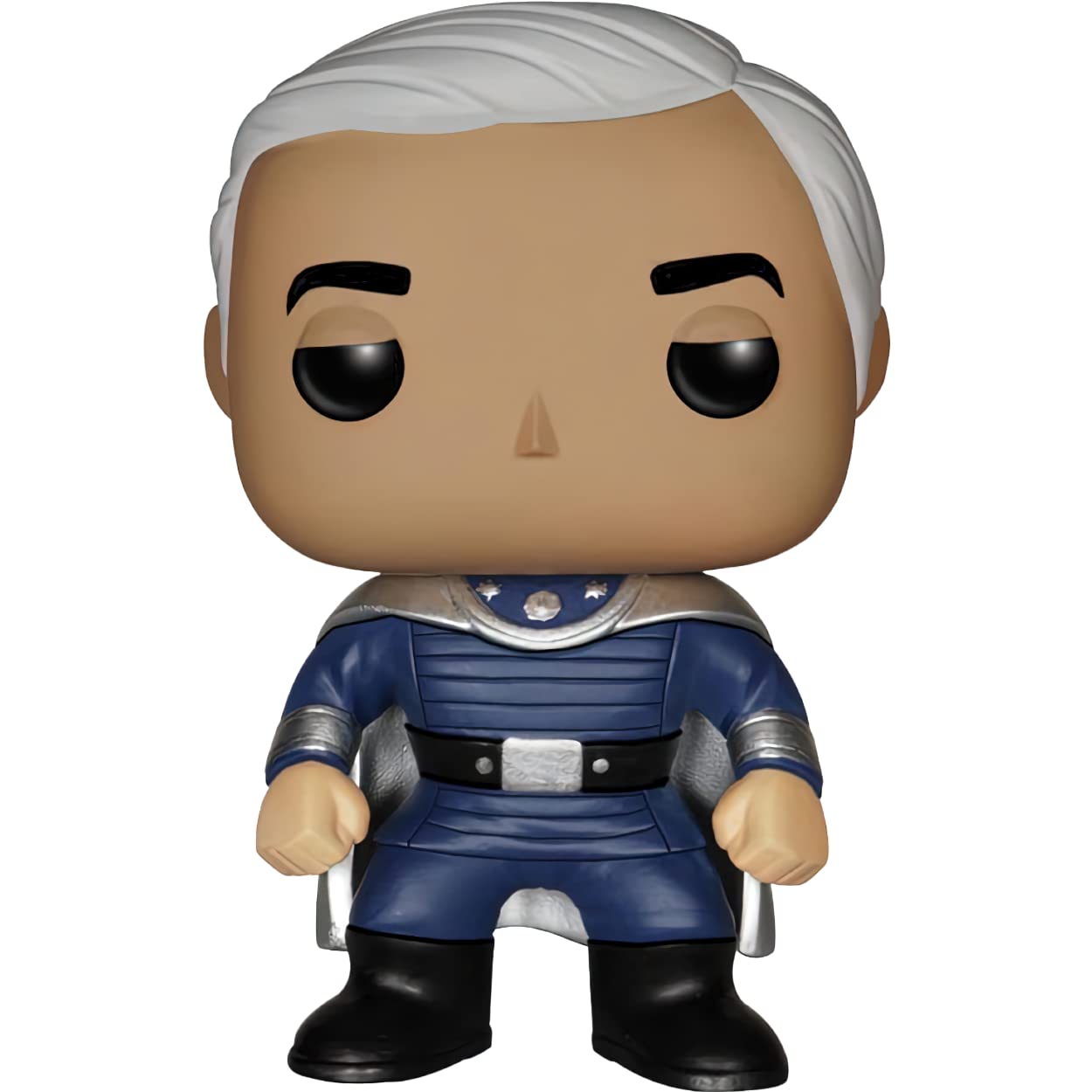 Funko Commander Adama: P o p ! TV Vinyl Figurine Bundle with 1 Compatible 'ToysDiva' Graphic Protector (230-05125 - B)