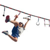 Slackers Ninjaline - 36' Intro Kit - Includes 7 Hanging Attachments - Best Outdoor Ninja Warrior Training Equipment For Kids - Build Your Very Own
