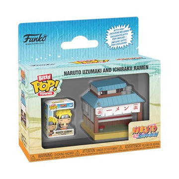 Funko Pop! Bitty Town: Naruto Shippuden - Ichiraku Ramen - Naruto Uzumaki - 0.9 Inch and 2 Inch (5.1 Cm) - Anime Collectable - Gift Idea - Toys for