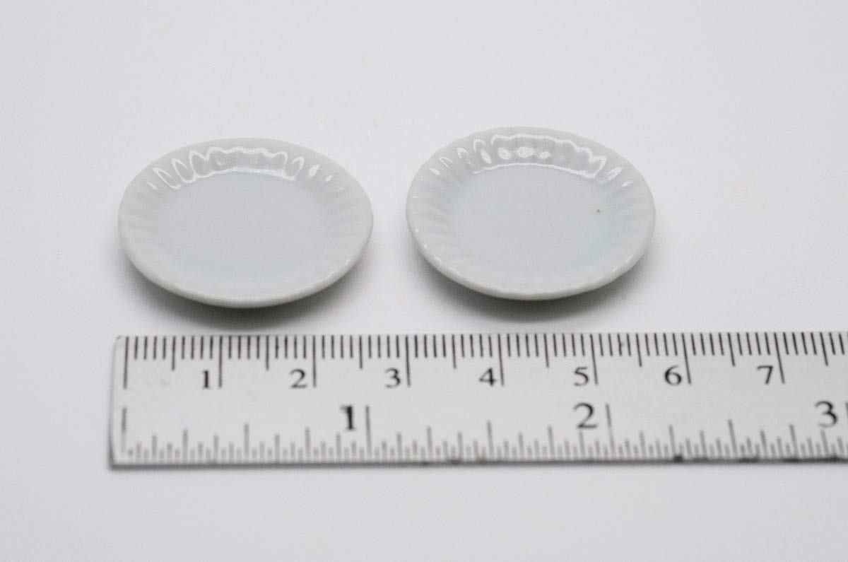 10 White Cearmic Plate Dish Bowl Decoration Display