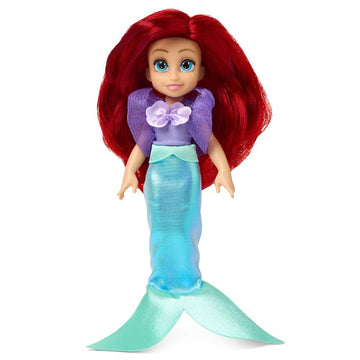 Disney Store Official Princess Ariel Once Upon a Story Doll Playset, 5 Inch Mini Doll Playset - Mini Figures with Accessories, The Little Mermaid Toys