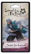 Legend of The Five Rings: The Card Game Justice for Satsume Dynasty Pack - Tactical Strategy Game for Kids & Adults, Ages 14+, 2 Players, 45-90 Minute