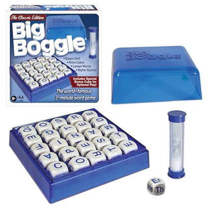 Big Boggle, with 5x5 Grid and 25 Letter Cubes, by Winning Moves Games USA